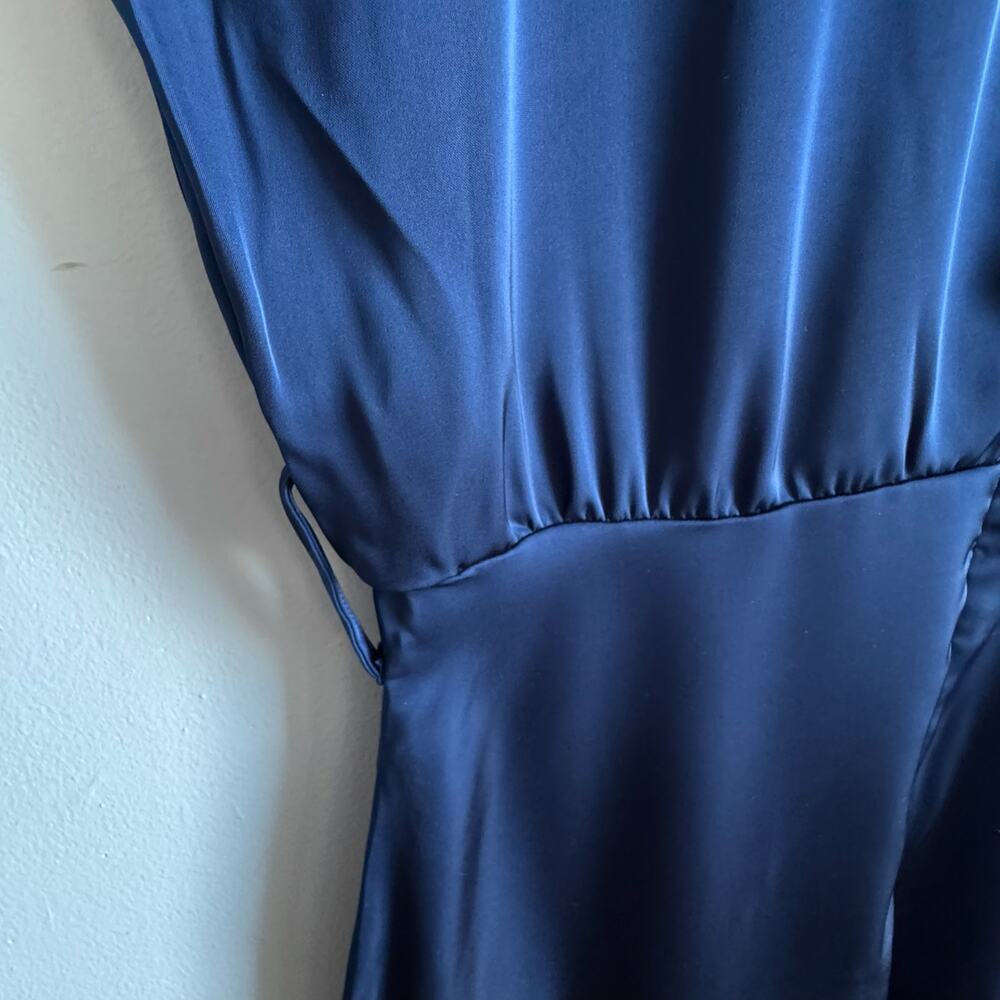 NWT UOOZEE Blue Flowy Maxi Dress - Picture 3 of 12